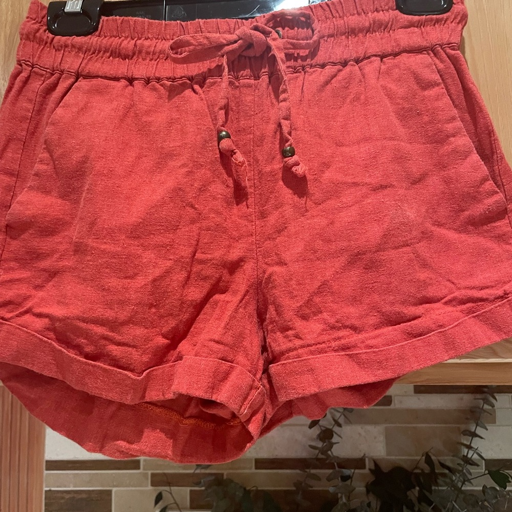Red Women's Shorts